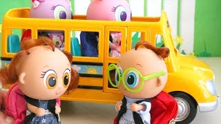 First Day of School for Neonate Babies and Toddlers  Toys and Dolls Fun for Kids  Sniffycat [upl. by Keeley]