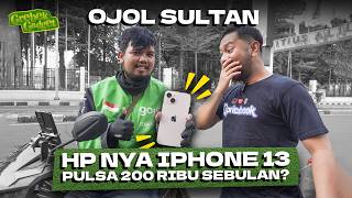 Berapa Harga Gadget Lo GOKIL Abang Ojol Make iPhone 13 Harga 14 Juta GrebekGadget137 [upl. by Burns]