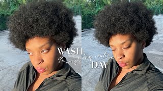 How I Learned to Love My Natural Hair  4c hair wash day routine [upl. by Asennav]