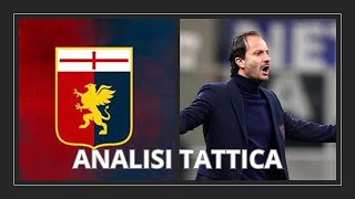 LANGOLO DELLA TATTICA COME GIOCA IL GENOA DI ALBERTO GILARDINO IL PROSSIMO AVVERSARIO DELLA JUVE [upl. by Annoet709]