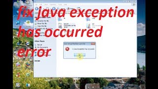 fix java exception has occurred error [upl. by Abbott32]