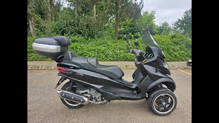 Piaggio Mp3 500 Walk Around And First Look Video [upl. by Annaiv]