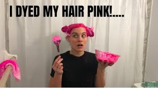 PINK HAIR TUTORIAL  ION COLOR BRILLIANCE [upl. by Aivataj981]