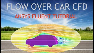 How to do Analysis of Turbulent Air Flow Over Car using ANSYS Fluent  Tutorial [upl. by Aicened]