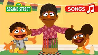 Sesame Street Celebrate Kwanzaa Song Learn the 7 Principles of Kwanzaa [upl. by Obola]