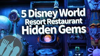 Disney World Hidden Gem Dining Spots That May Surprise You [upl. by Eniamrehc]