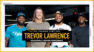 Trevor Lawrence on Being a Top 10 NFL QB Calvin Ridley Mahomes amp Jaguars Super Bowl The Pivot [upl. by Jamnes]