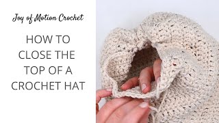 How to Crochet a Basic Hat  EASY Hat Tutorial [upl. by Ardnahs]