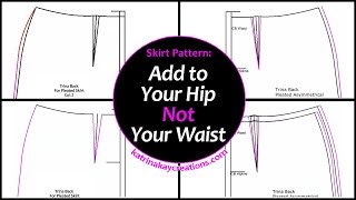 Skirt Pattern Add to Your Hip Not Your Waist [upl. by Charteris]