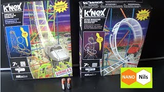 Knex ★ KNEX ★ Rollercoaster  Achterbahn STAR SHOOTER amp AMAZIN8 [upl. by Serene]