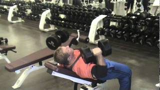 Neutral Grip Incline Dumbell PressMPG [upl. by Rheta]