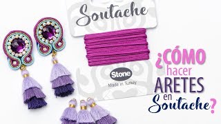 Tutorial de SOUTACHE en BISUTERÍA ✂️ [upl. by Franchot]