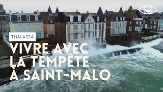 Vivre avec la tempete à SaintMalo  Thalassa [upl. by Annoel]