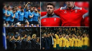 Top 10 of the Best National Anthem in Rugby [upl. by Noli961]