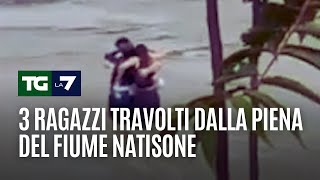 3 ragazzi travolti dalla piena del fiume Natisone [upl. by Sundstrom]