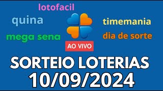 sorteio ao vivo loterias caixa 1009 terça feira resultado [upl. by Cibis301]