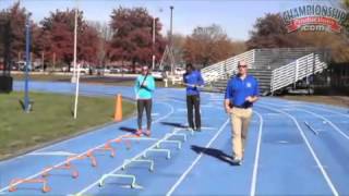 Develop Proper Running Motion for the Pole Vault [upl. by Yecad389]