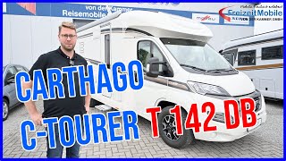 Carthago T 142 DB Modell 2021  kompaktes Reisemobil im Premiumbereich [upl. by Skippie]