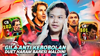 DUET BEK RATING TERTINGGI BARESI 102 MALDINI 101🔥 TANPA KEBOBOLAN SAMA SEKALI EFOOTBALL 2024 MOBILE [upl. by Aneis882]