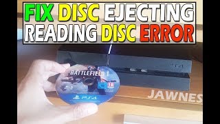 💿 3 METHODS TO FIX DISC EJECTINGREADING ERROR ON YOUR PS4 2019 WORKING [upl. by Ynatterb]