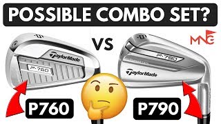 TaylorMade P760 Iron VS P790 Iron  Possible Combo Set [upl. by Annaujat]