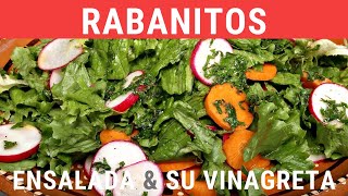 Ensalada de rabanitos con su vinagreta de hierbas RecetasdeLuzMa [upl. by Andee]