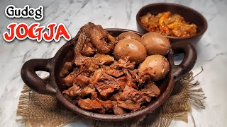 RESEP GUDEG JOGJA  KOMPLIT PRAKTIS DAN MUDAH SEMUA PASTI BISA MEMASAK GUDEG ENAK ASLI JOGJA [upl. by Nnaoj892]