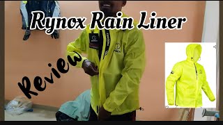 Rynox rain liner review  Best Riders Raincoat under 1500RS bike rain vlogs youtube reels [upl. by Rodgers]