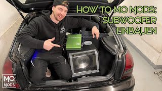 Subwoofer einbauen  Schnell amp einfach  How to Mo Mods  Civic EJ9 [upl. by Rosalynd]