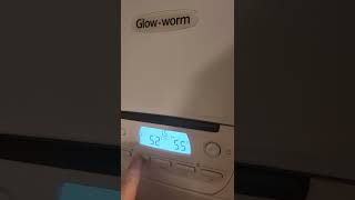 Glow Worm combi boiler uyltracom2 35cxi how to adjust temp for hot water [upl. by Caassi252]