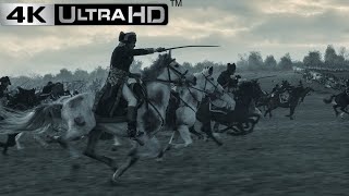 The Battle of Waterloo Scene  Napoleon 2023 4K 60FPS Part 1 Full Battle [upl. by Eluk650]