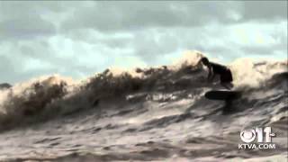 Alaskas bore tide attracts surfers from around the world [upl. by Tolecnal]