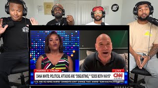 Dana White goes SCORCHED EARTH on CNN Anchor REFUSES To Condemn Kamala Attacks 🔥 [upl. by Attebasile946]