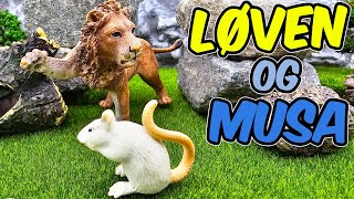 Løva og Musa 🐁🦁 Norske folkeeventyr  Eventyr for barn [upl. by Arianna]