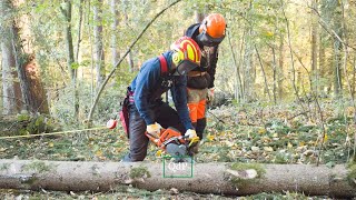 Prova sul campo per il verricello forestale donato da Banca Prealpi SanBiagio all’ISS Della Lucia [upl. by Mall]