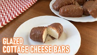 Glazed Cottage Cheese Bars Recipe  Your Favorite Food [upl. by Moon]