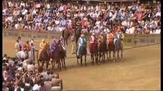 Italy Festivals  Palio di Siena [upl. by Eelram]