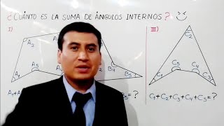 Polígonos CÓNCAVOS  Suma de Ángulos Internos Método fácil [upl. by Khalil]