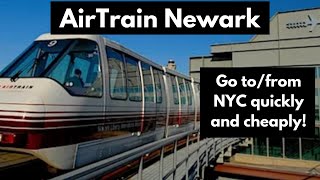 How To Use The Newark EWR Airport AirTrain NYC to EWR and EWR to NYC [upl. by Croner]