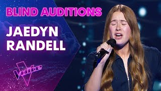 Jaedyn Randell Performs Jessie Js Big White Room  The Blind Auditions  The Voice Australia [upl. by Otsirave670]