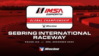 IMSA Esports Global Championship  Round 3  Sebring International Raceway [upl. by Fremont]