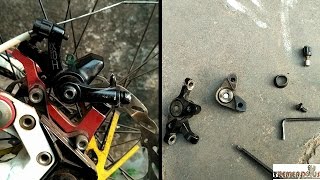 How To Service Mechanical Disc Brakes Caliper  Overhaul Repair Boost Full Service [upl. by Fishman]