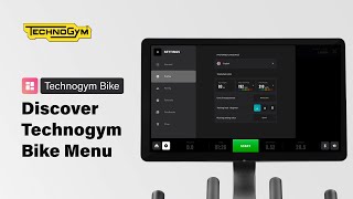 Technogym Bike  Discover Technogym Bike Menu [upl. by Ecirpak759]