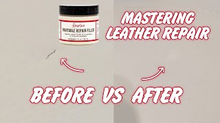 Expert Tips for Effective Leather Repair with Angelus Leather Filler Watch Now [upl. by Yee750]