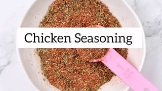 Best Chicken Seasoning Recipe [upl. by Featherstone]