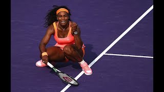 Serena Williams vs Monica Niculescu Miami 2015 Highlights [upl. by Gibbs]