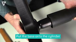 How to remove and replace the gas lift cylinder on a gaming chair [upl. by Sirc]