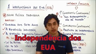 Xtensivo História Geral Independência dos EUA Prof Gabriel Feitosa [upl. by Aleyak620]