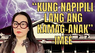 quotKung Napipili Lang Ang Kamaganakquot Imee Marcos  LizaSmuggs GaLlt na GaLlt  SMNIMTRCB [upl. by Drofxer]