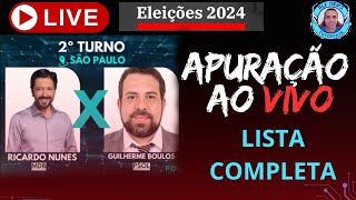 AO VIVO ACOMPANHE APURAÇÃO COMPLETA DOS CANDIDATOS 2ªTURNO [upl. by Leodora]